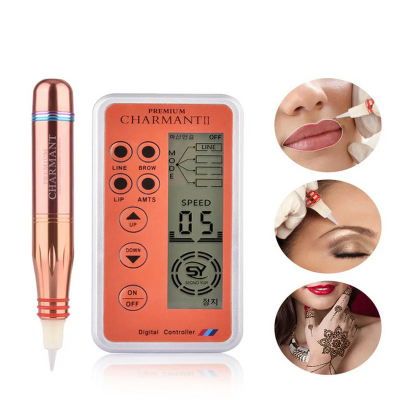 High Quality Permanent Makeup Machine Digital Tattoo Machine for tattoo Charmant Eyebrow Makeup Kits Lip Rotary Pen Tattoo Gun High Quality Permanent Makeup Machine Digital Tattoo Machine for tattoo Charmant Eyebrow Makeup Kits Lip Rotary Pen Tattoo Gun