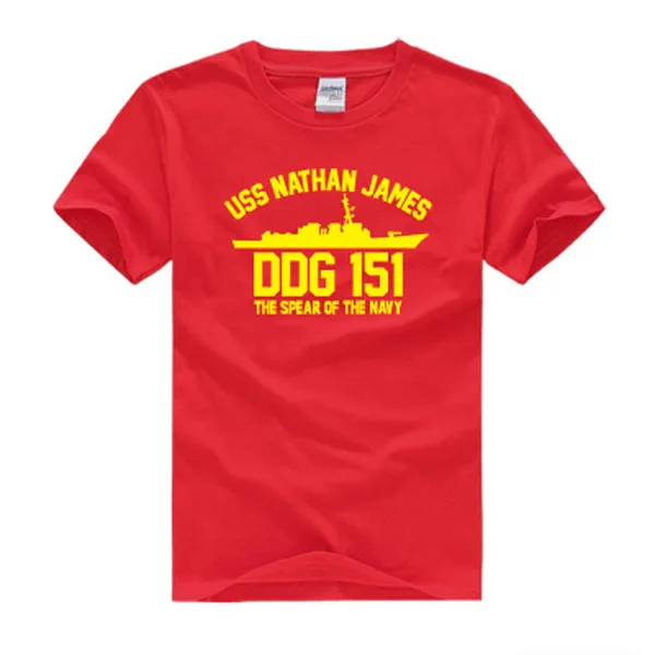 Последний корабль футболка ТВ шоу uss nathan james tom chandler eric dane TNT Повседневная Camisetas