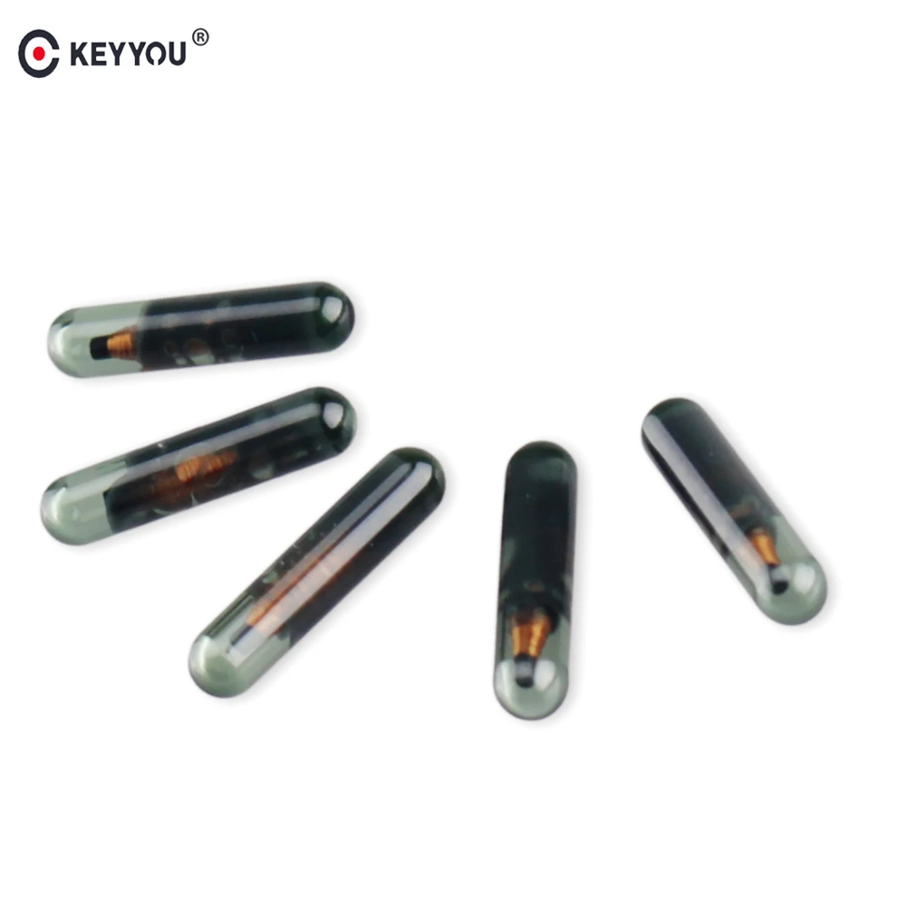 

KEYYOU 1pcs* Transponder Chip ID13 glass Immobiliser Chip For Audi For Fiat For Honda Lancia Saab For VW Car Key Chip