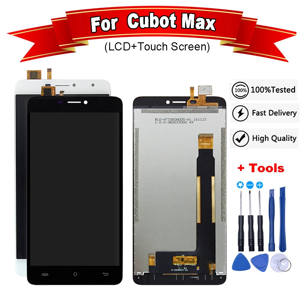 6.0"inch For Cubot Max LCD Display+Touch Screen Digitizer
