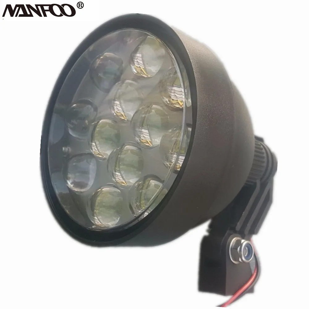 Новинка! Мощный CREE 5400LM 60W светодиодный 150 мм 12V Охота удаленный светильник ручной