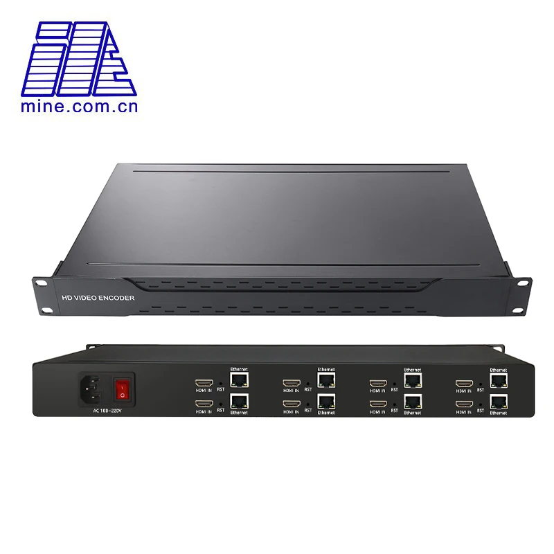 8 Channel HDMI Input H.265 IPTV Streaming Encoder HTTP RTSP RTMP UDP