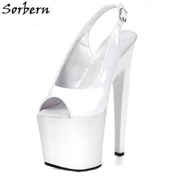 

Sorbern Sweet Ankle Strap Sandals Summer Women Shoes For Ladies Platform Fashion Designer High Heel Custom Color Open Toe Sandal