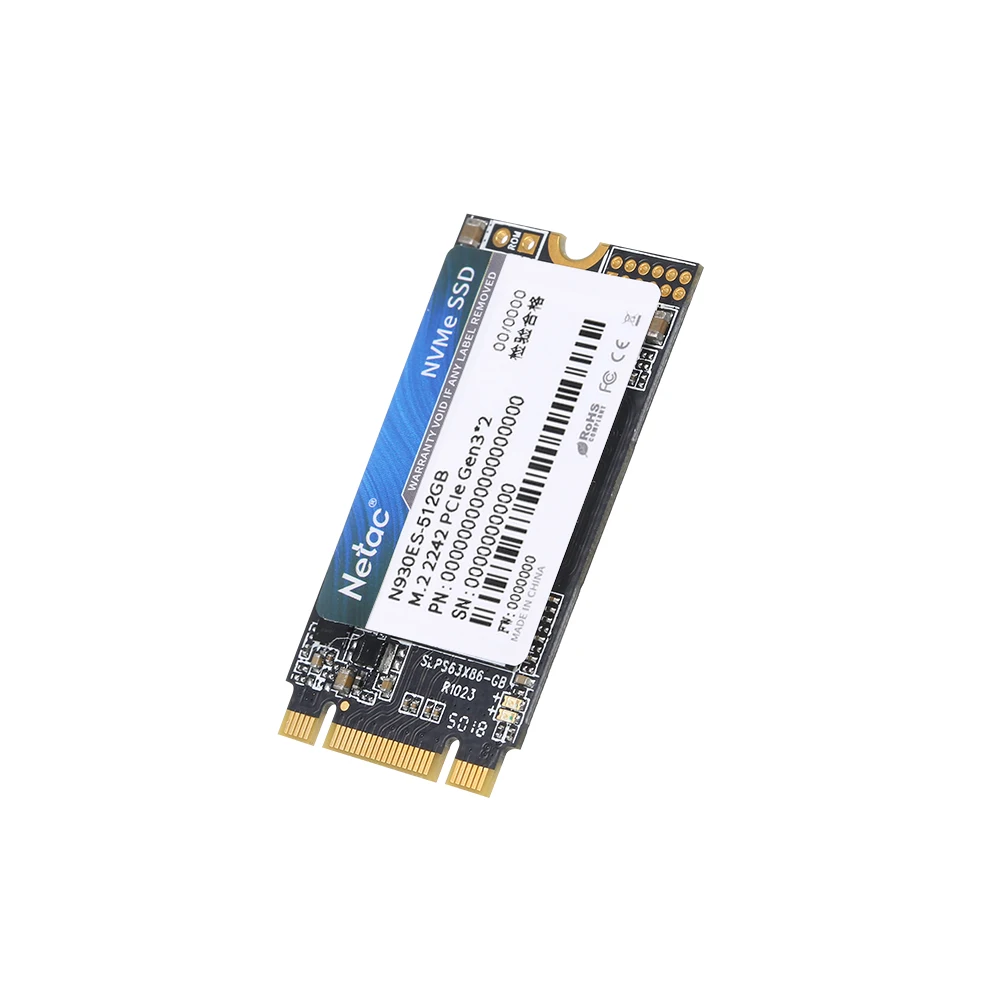 Netac N930ES M.2 2242 SSD 128 ГБ 256 512 NVMe Gen3* 2 PCIe 3D MLC/TLC NAND флэш-накопитель Внутренний твердотельный накопитель для ПК компьютер