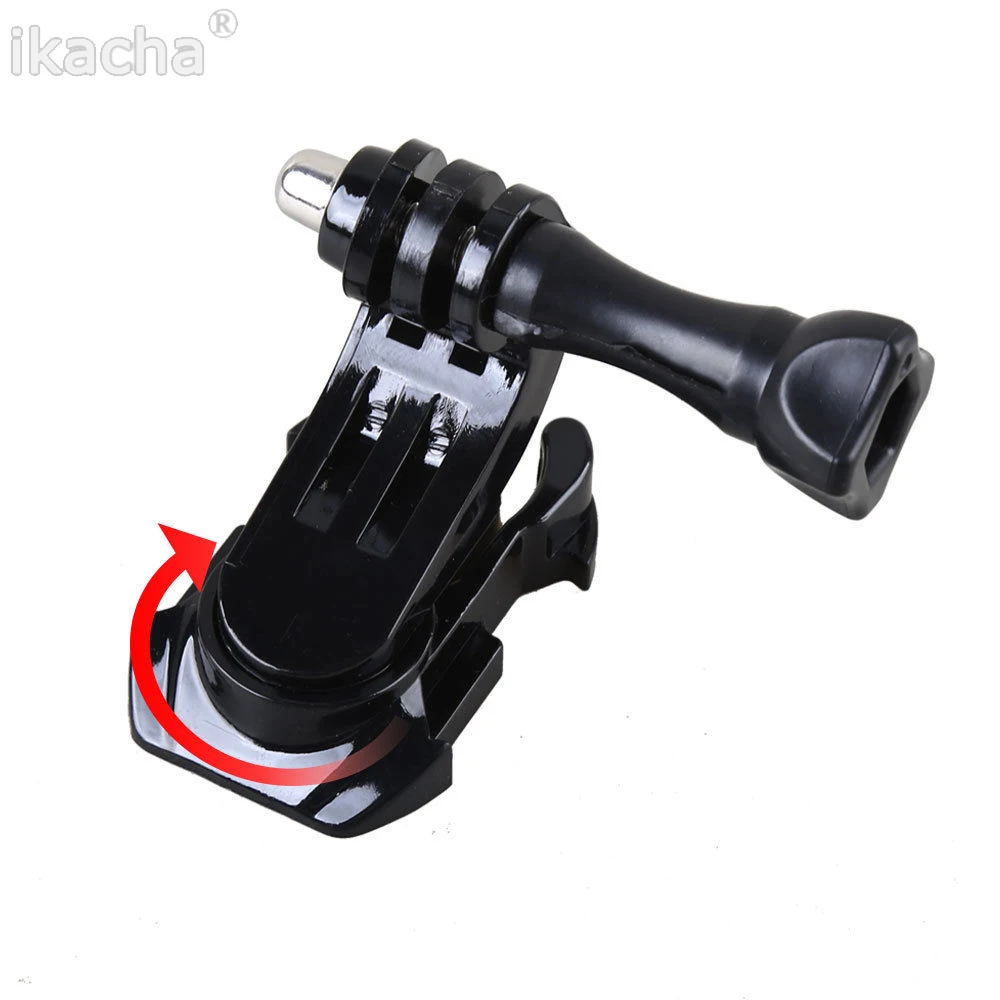 360 Gradi Di Rotazione J-Hook Fibbia Di Base Verticale Superficiale Adattatore Di Montaggio Per Gopro Hero 3 + Per Sjcam Sj4000 5000 Accessori