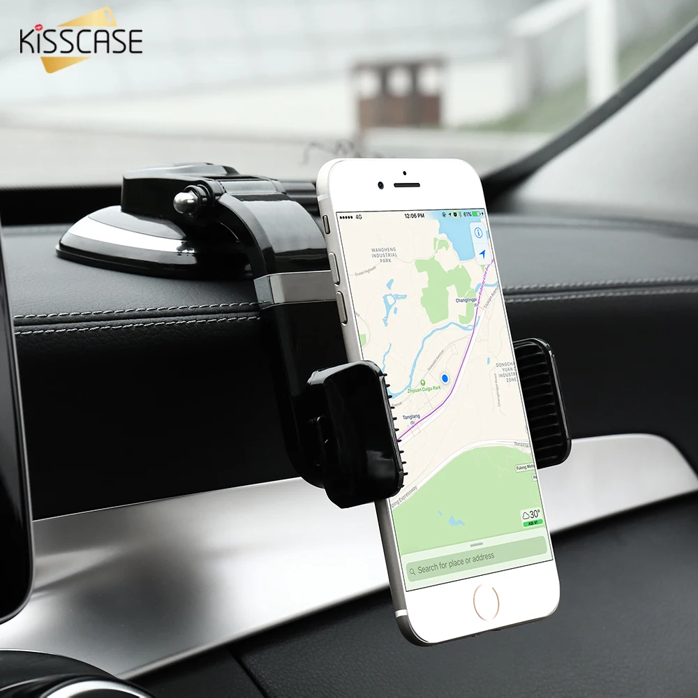 KISSCASE Universal Stretchable font b Car b font Phone Stand Holder For iPhone 7 7 Plus