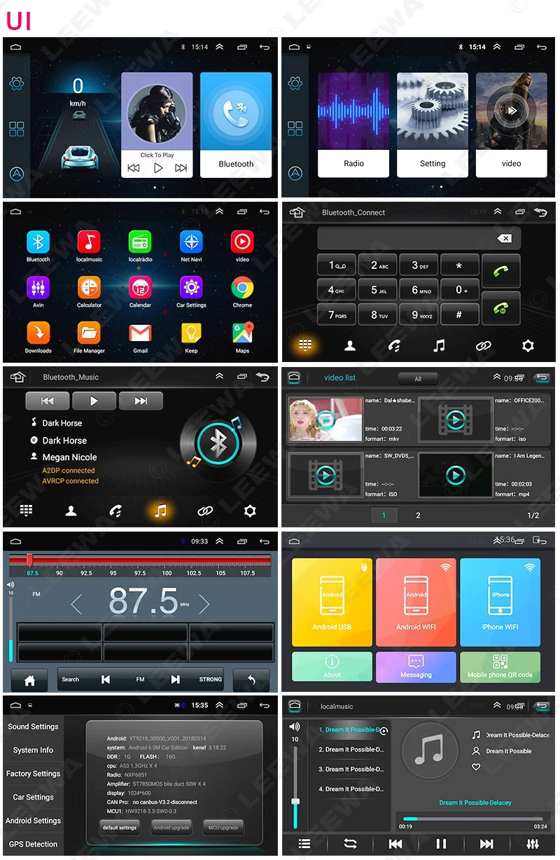 Flash Deal LEEWA 9" Bigger HD Screen Android 8.1 Quad Core Car Media Player With GPS Navi Radio For BMW 318i 320i 325i E90 E91 E92 E93 14