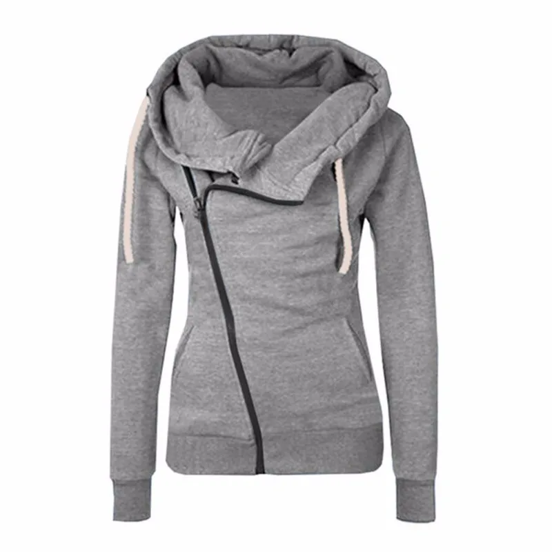  2019 Special Offer Panda Moletom New Women Sweatshirts Solid Color Hooded Jacket Sleeve Women's Hoo