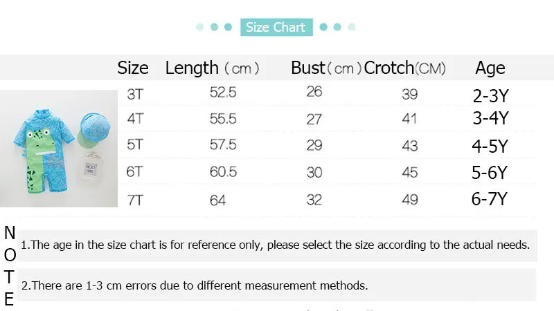Kids Boy Girl Swimwear Toddler Baby Boys Cartoon Diving Surfing Beachwear Swimsuit Hat Hot Brand Children One Piece Bathing Suit (6)