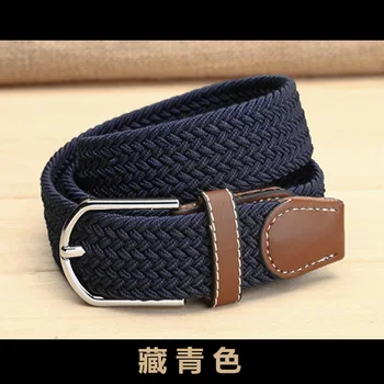 

LGFD20976 160cm plus size big WAIST USEunisex Men elastic dress belt no hole canvas belt