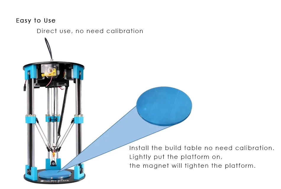 Colido D1315 3d Printer Fdm Technology Exceed The Limits Delta Printer With Free Pla Filament And Usb Printer Box Printer Bluetoothprinter Formatter Aliexpress