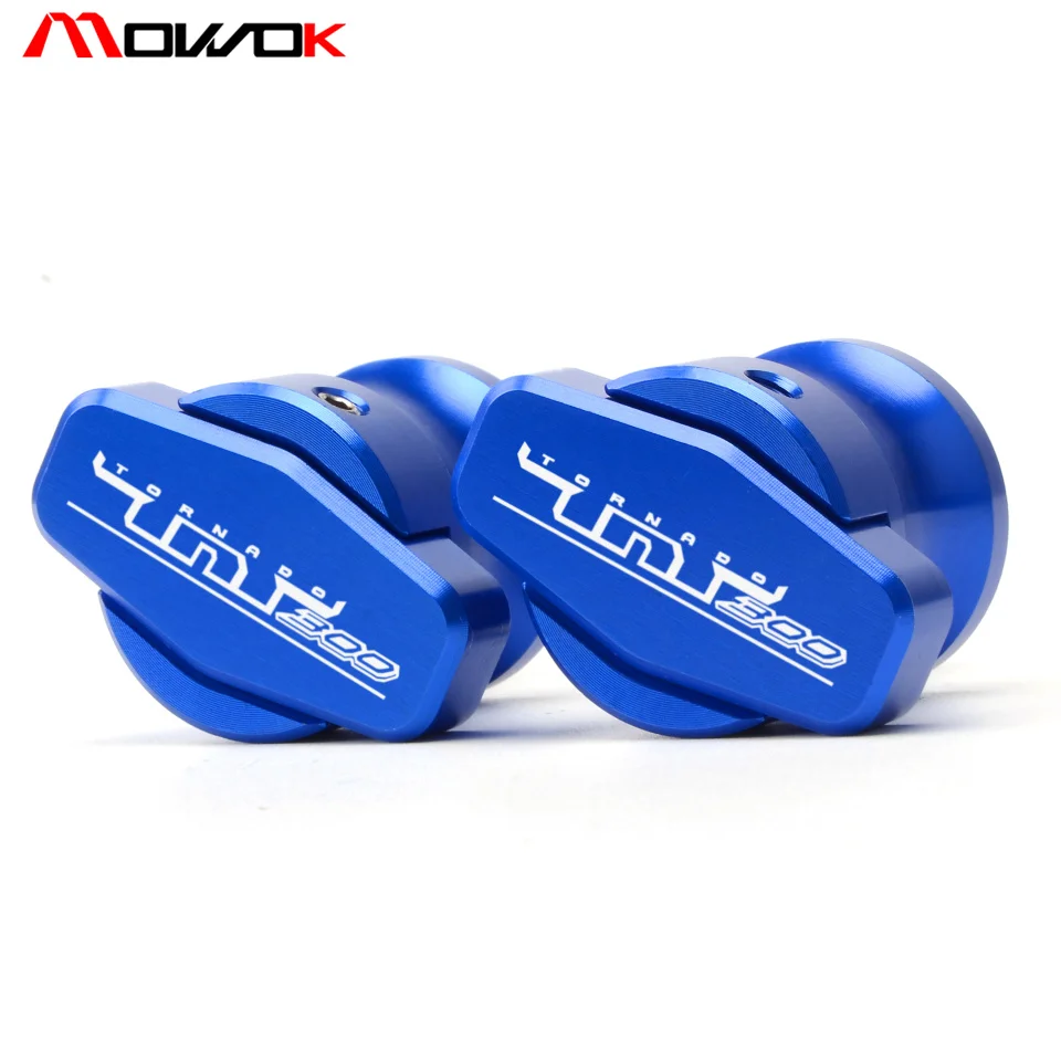 

6MM Motorcycle Swing Arm Spool Swingarm Sliders Stand Screws For Benelli TNT125 TNT300 TNT600 TNT899 LOGO "TNT300"