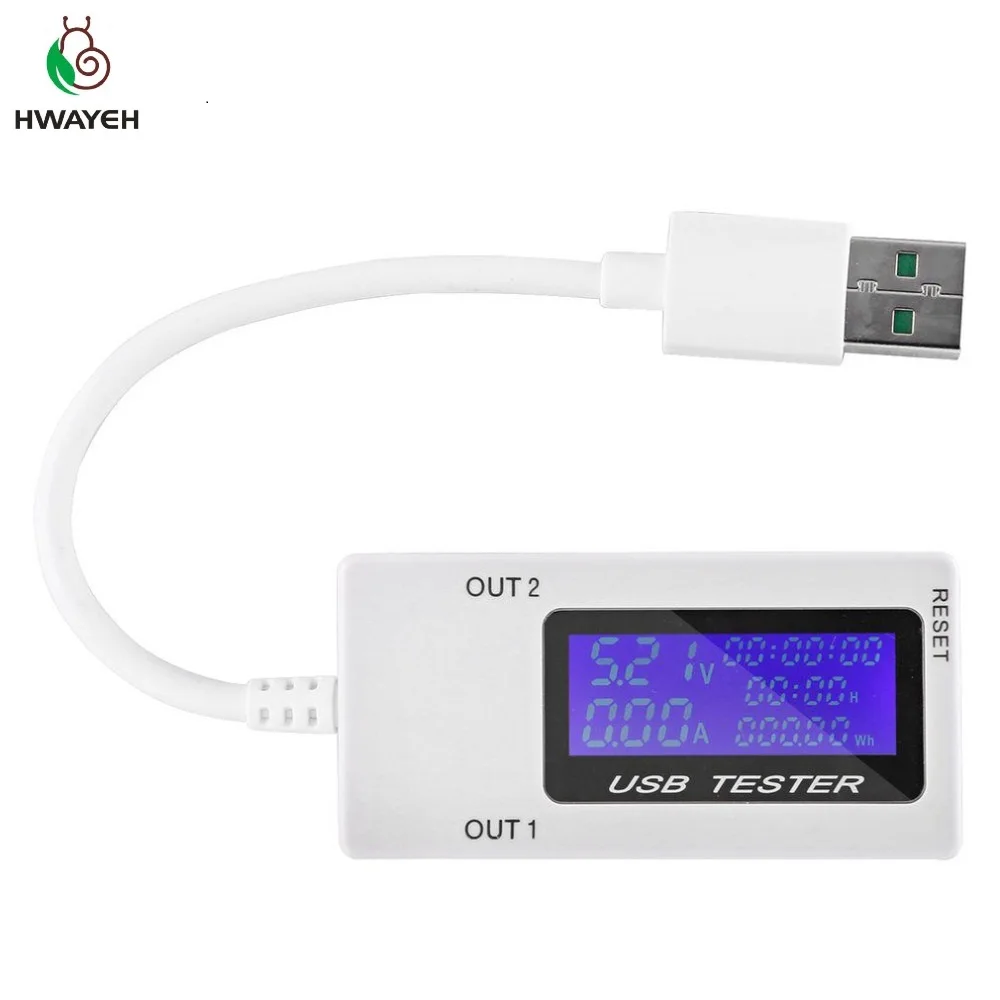 Измеритель напряжения с USB разъемом измеритель тока вольтметр амперметр 0 5 А 99