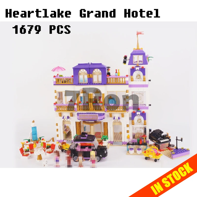 

Models building toy 01045 The Heartlake Grand Hotel Building Blocks Compatible with lego Friends Series 10547 toys & hobbies