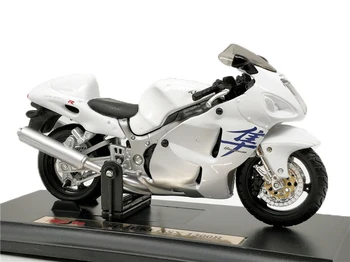 

Maisto 1:18 Suzuki GSX1300R White Model MotorBikes Motorcycle