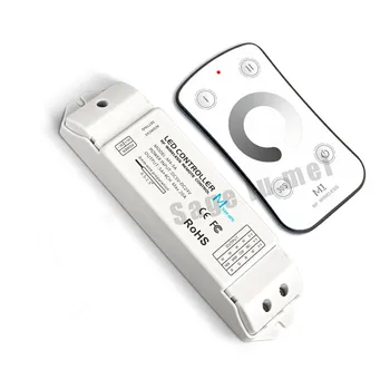 

M1+M4-5A;M1 MINI RF wireless led controller with M4-5A CV Receiving single color ;DC5V-DC24V input;5A*4CH Max 20A output