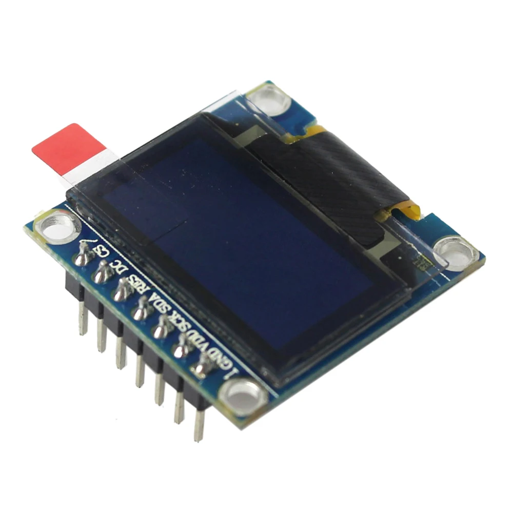 Display OLED 0.96 SPI 128x64 - 7 Pin, Bianco, Per Moduli Elettronici - Foto 3