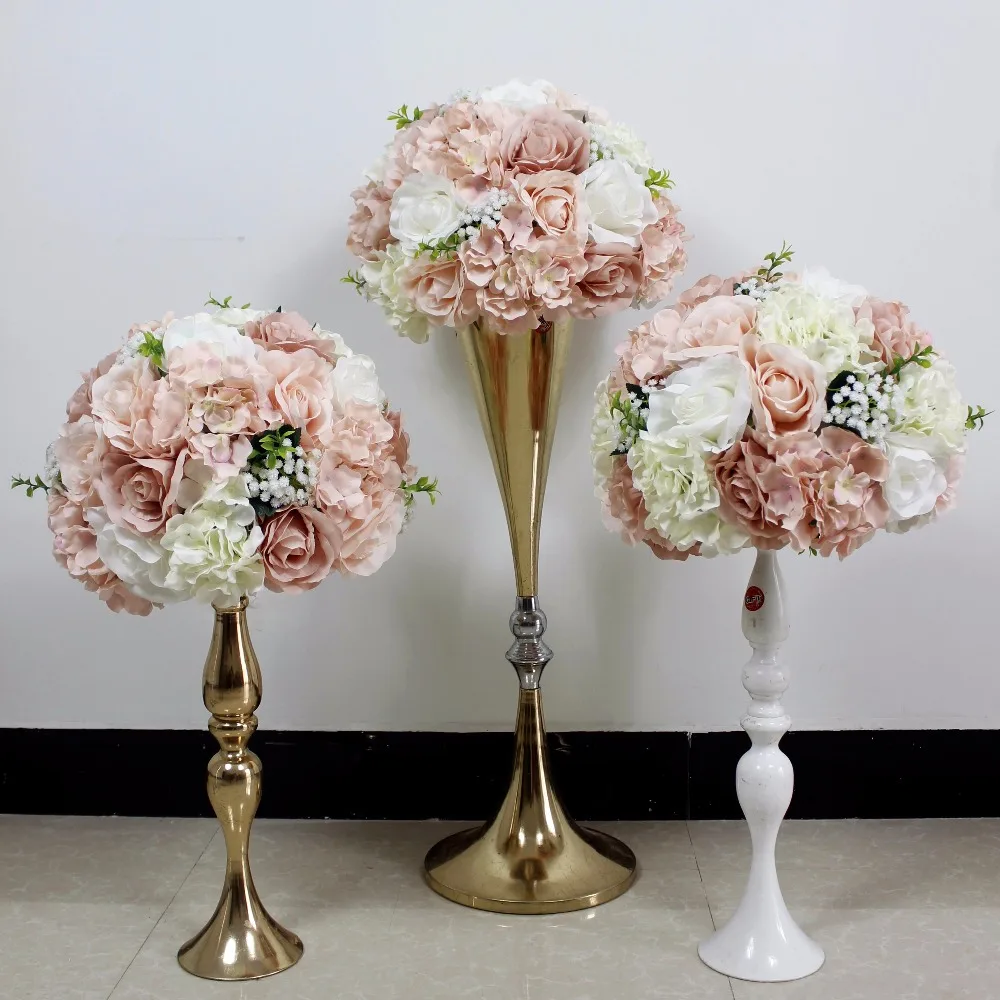 Spr Best Style Wedding Table Flower Ball Artificial Arch Flower Wall 10pcs Lot Wedding Table Centerpiece Flore Arrangement Artificial Dried Flowers Aliexpress