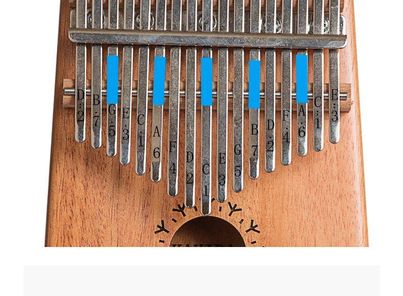 17 клавишный палец Kalimba Mbira Sanza «пианино для больших пальцев» карманный размер поддерживающая сумка клавиатура Marimba деревянный музыкальный инструмент калимба