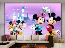 Custom papel DE parede infantil cartoon mice and castle murals for children room TV sitting room wall vinyl papel DE parede 3 d Custom papel DE parede infantil cartoon mice and castle murals for children room TV sitting room wall vinyl papel DE parede 3 d