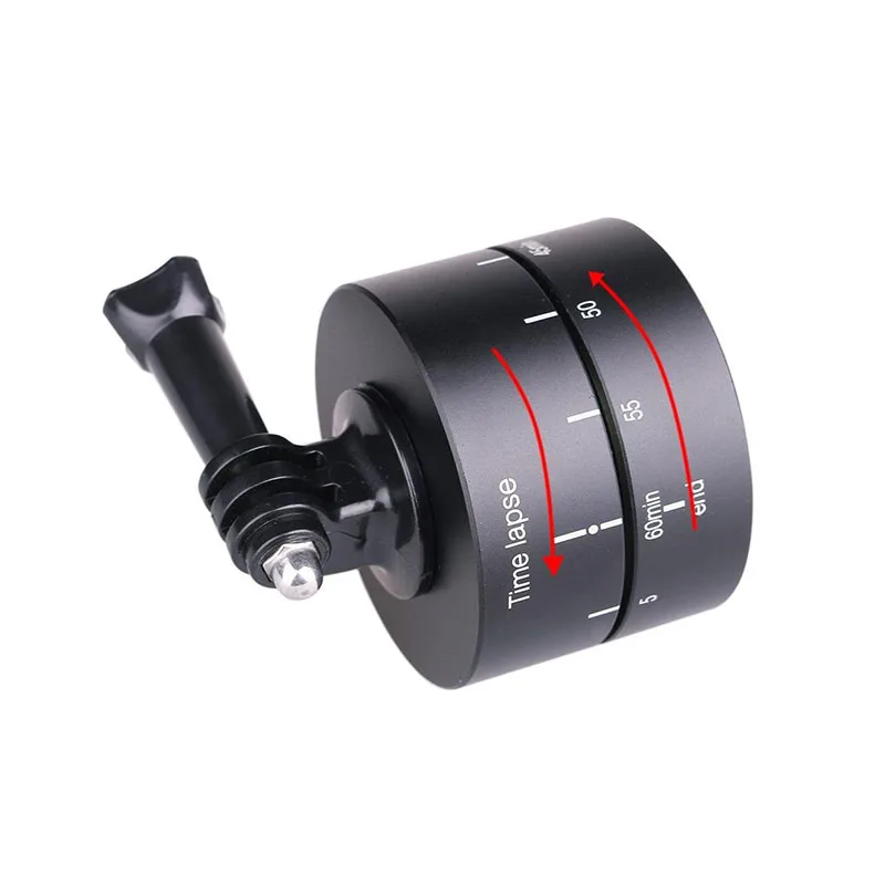 360 Degree Rotating Head Delay Photography Automatic Time Lapse Timer Stabilizer Tripod Adapter For GoPro Hero 4 3 Xiaoyi  (6)
