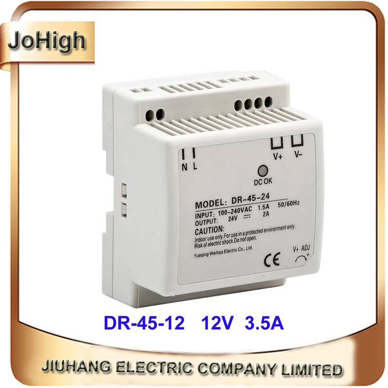 45 Вт 12 В 3 5a DIN Rail DR импульсный источник питания|transformer 220v to 12v|transformer equipmentsupplies hair |