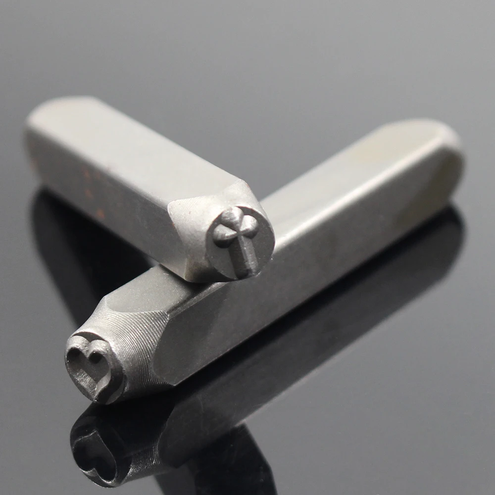 1PCS carbon steel leather stamp punching tool DIY metal carving leather crafts stamp printing mold jewelry leather craft stamps