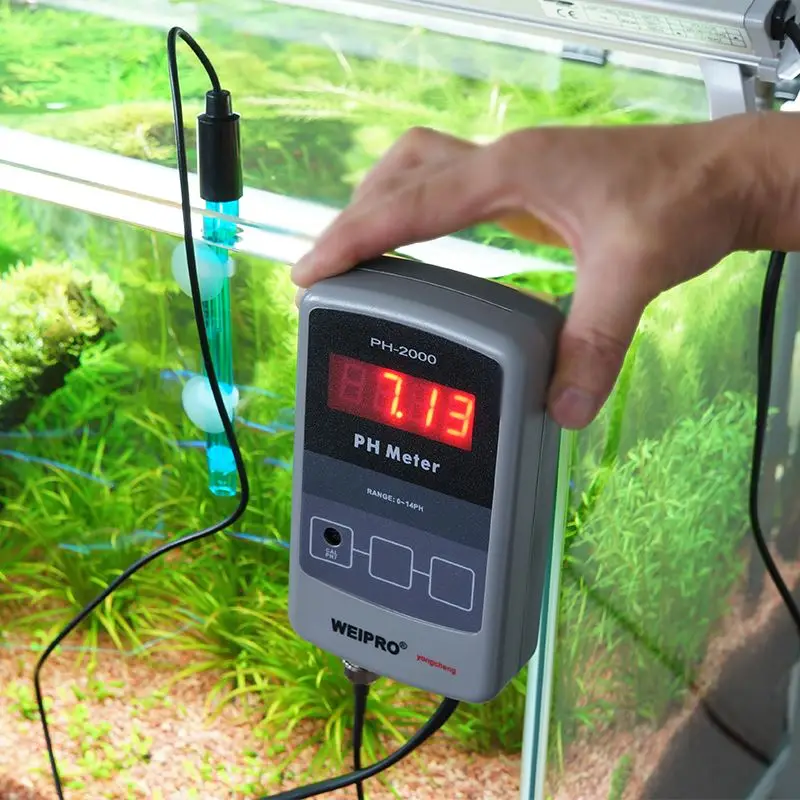 WEIPRO PH 2000 морской аквариум значение pH долгосрочный монитор кислотности Тестер