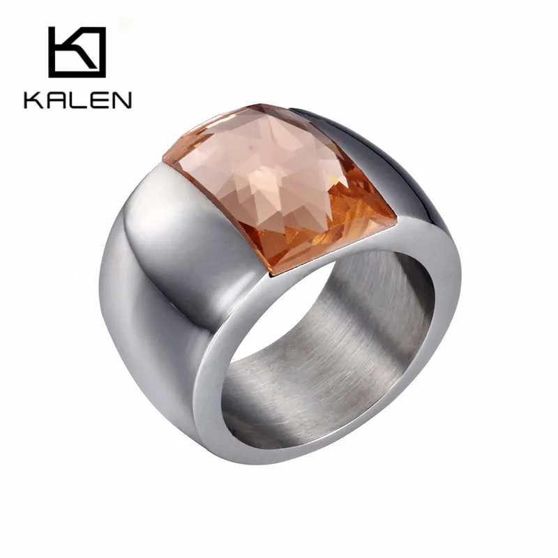 Stainless Steel Rings For Women gold color rings stainless steel ring finger ring gold color ring