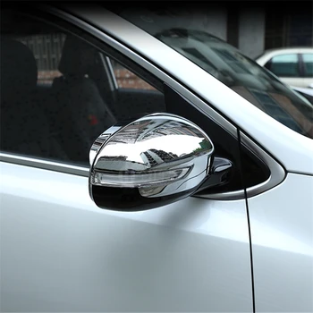 

WELKINRY car auto cover styling For Kia Sportage QL 2016 2017 2018 ABS chrome side wing fender rearview rear view mirror trim