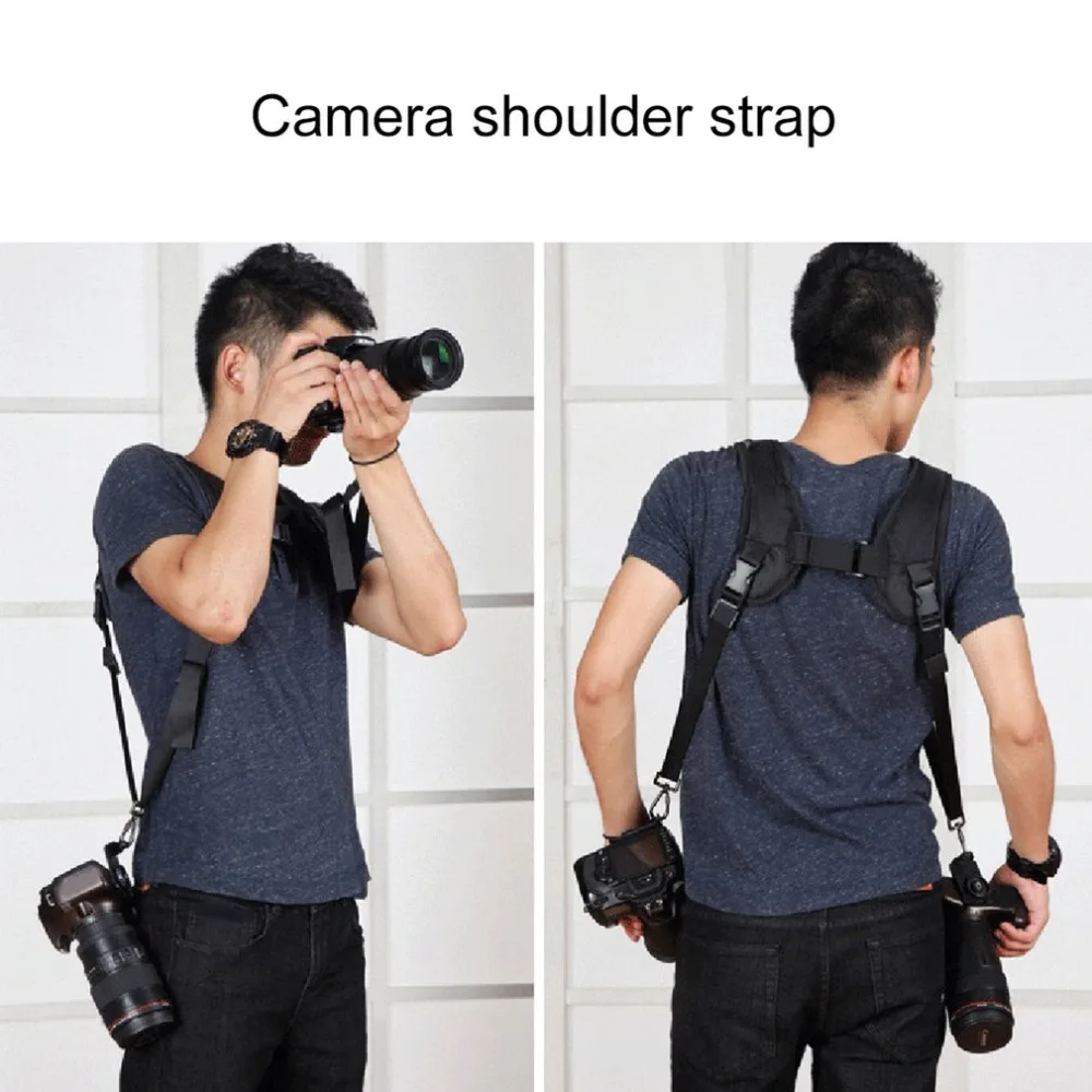 PULUZ Professional Camera Strap Durable Soft DSLR K Pattern Double