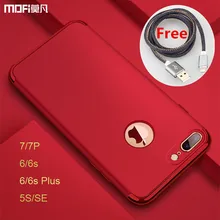 Для iPhone 7 Plus чехол защиты роскошный MOFI для iPhone 6 S Plus чехол красный для iPhone 5S SE чехол для iPhone 7 Чехол 6 s Капа Coque