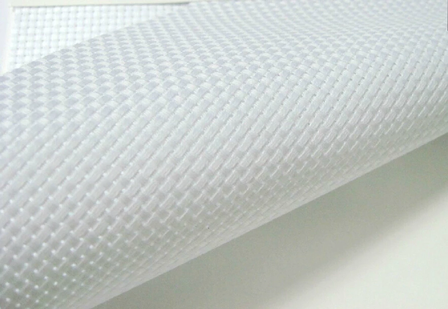 

FREE Shipping Top Quality 14ST 14CT white cross stitch embroidery canvas any size, 50cmx50cm, with lockstitching