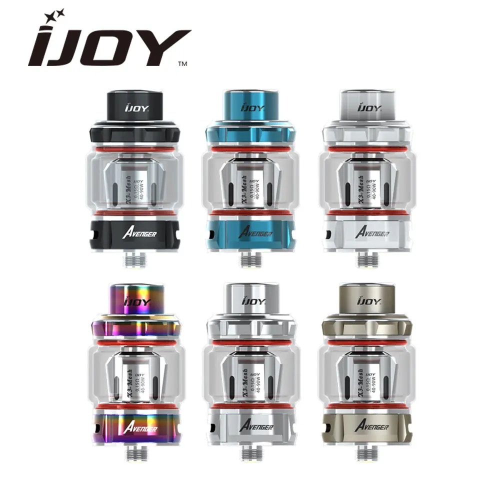 Новый оригинальный IJOY Avenger Subohm бак 25 мм диаметр 2/3. 2 мл емкость с 4 7 пузырьковая