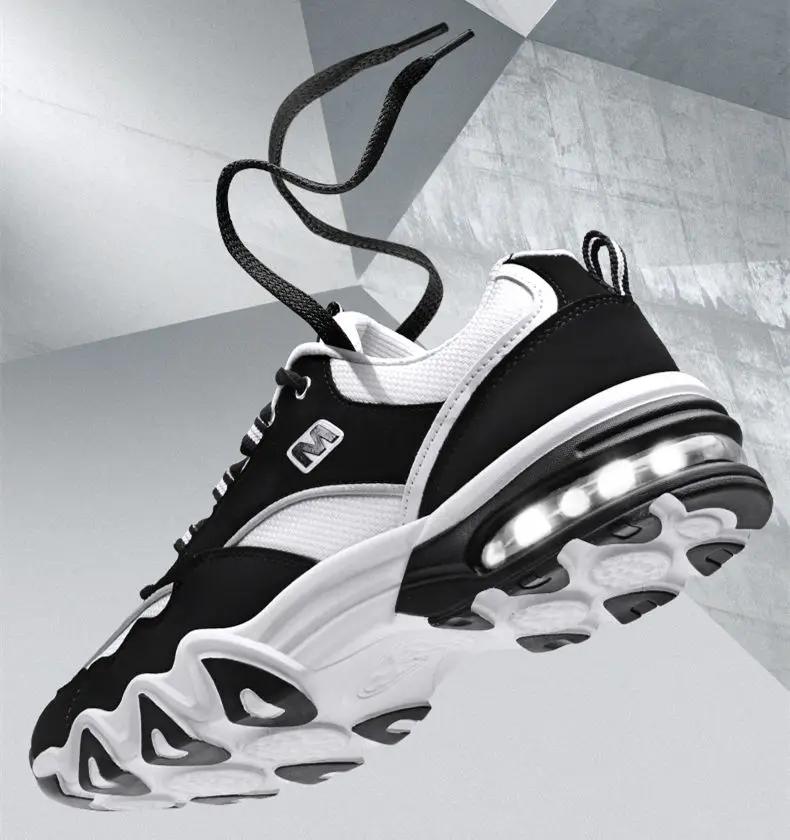 Brand High Top Lovers Air Black White Tenis Sneakers Fashion Shoes Men Casual Breathable Mesh Lace Up Hot Mens Shoe (4)