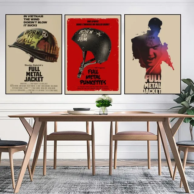 Металлический плакат из фильма куртка 1987 винтажное искусство Классическая