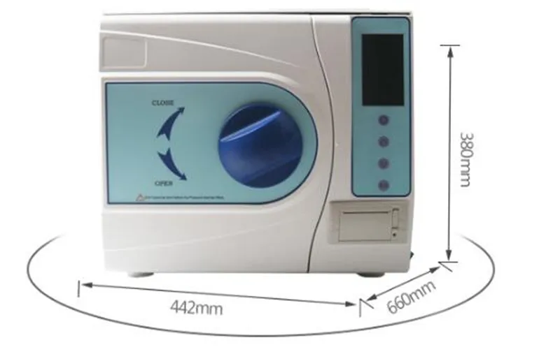 Автоматический Вакуумный паровой стерилизатор с принтером 23L