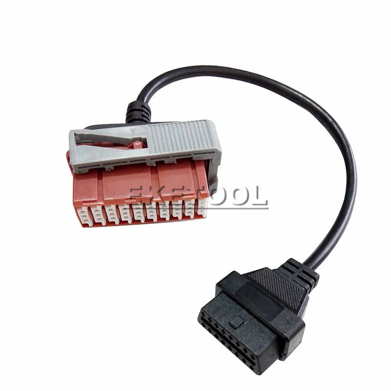 PSA 30PIN кабель для Lexia3 для Citroen/peugeot старых автомобилей OBD OBD2 Lexia PP2000 30PIN до 16Pin OBD2 разъем