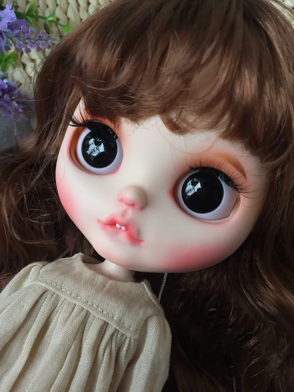 

customization doll DIY Nude blyth doll For Girls not include clothes The eye chips are random 319
