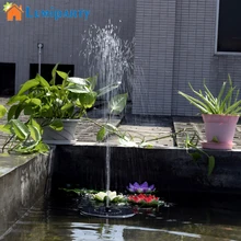 Lumiparty Hot Sale 7V Floating Water Pump Solar Panel Garden Plants Water Power Fountain Pool