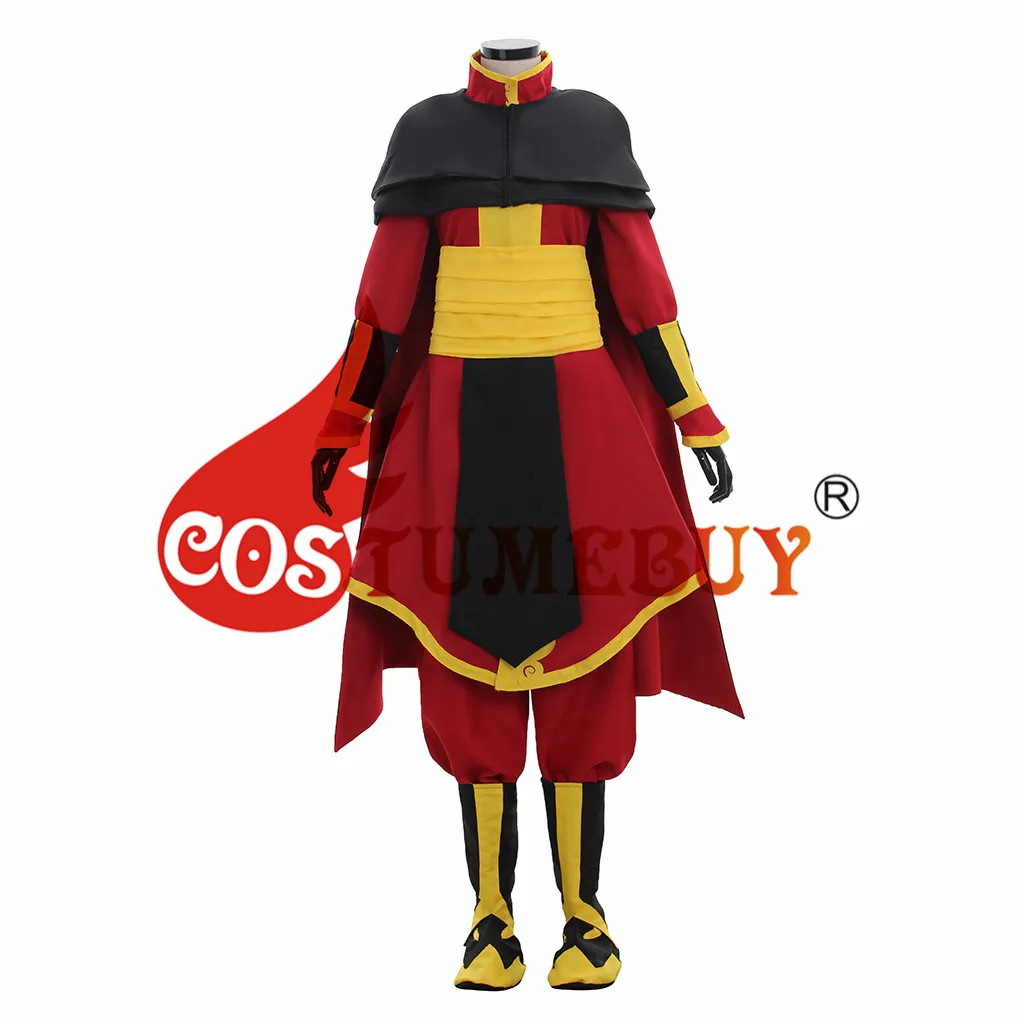 CostumeBuy игры Аватар: "Повелитель стихий" Принца Зуко Azula Косплэй костюм для взрослых на Хеллоуин нарядное вечерние костюм L920