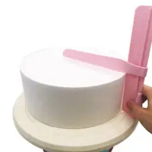 Бар торт скребок плавное Регулируемый помадка кухонные лопатки край разглаживающий крем домашний декор посуда торт инструмент SN256