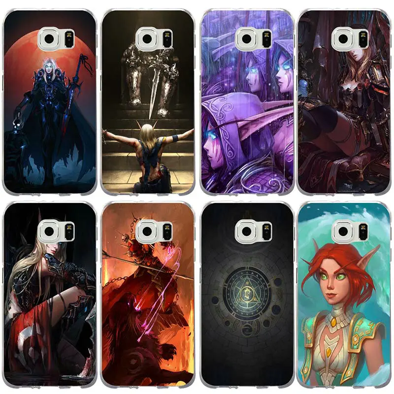 

Soft TPU Phone Case Cover for Samsung Galaxy S2 S3 S4 S5 Mini S6 S7 S8 S9 S10 Edge Plus Lite Note 8 9 World of WarCrafts Elf