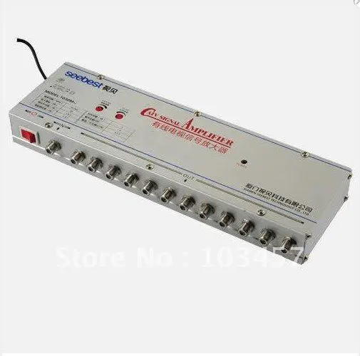 Free shipping, SB 1030M12, 12 way catv signal amplifer, Sat Cable TV Signal Amplifier Splitter