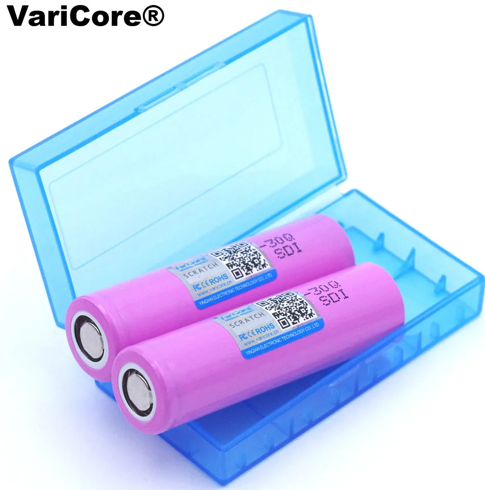 Оригинальный VariCore ICR18650 30Q аккумулятор 3000 мАч литиевая батарея inr18650