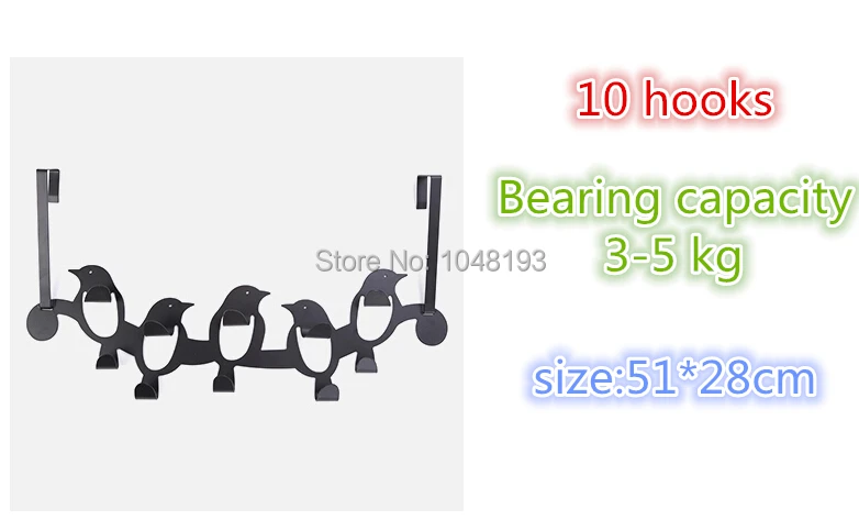 Товары для птиц Нержавеющая сталь висит за дверью крючок дверь ванной висит типа из ногтей без следа крючок вешалка