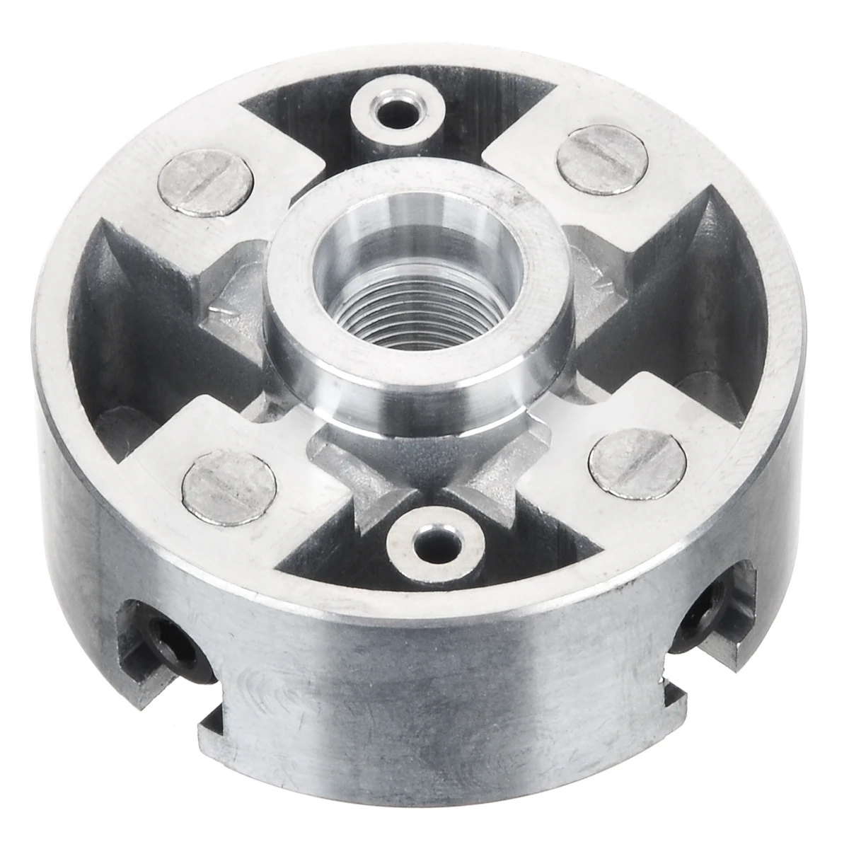 New Aluminum Metal Lathe Chuck Z011A 4-Jaw Chuck Clamp Accessory For Mini Metal Lathe Accessories Drill Chuck