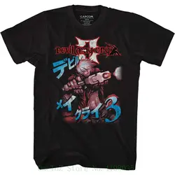 Devil May Cry Dmc 3 черный взрослая футболка с принтом Летний стиль футболки для девочек мужской Harajuku Топ Фитнес брендовая одежда