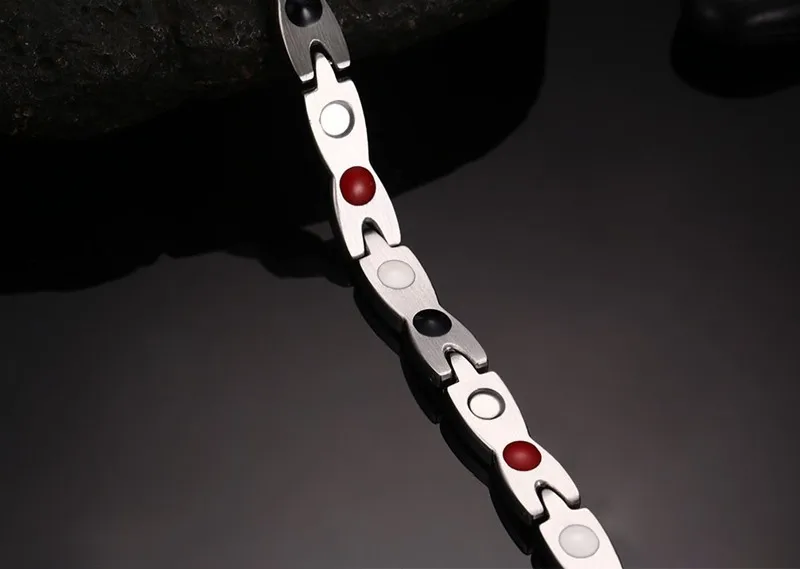 Магнитный Браслеты для Для женщин Для мужчин с модным металлическим оздоравливающий браслет акриловый браслет Лидер продаж, для мужчин и женщин, браслеты с подвесками