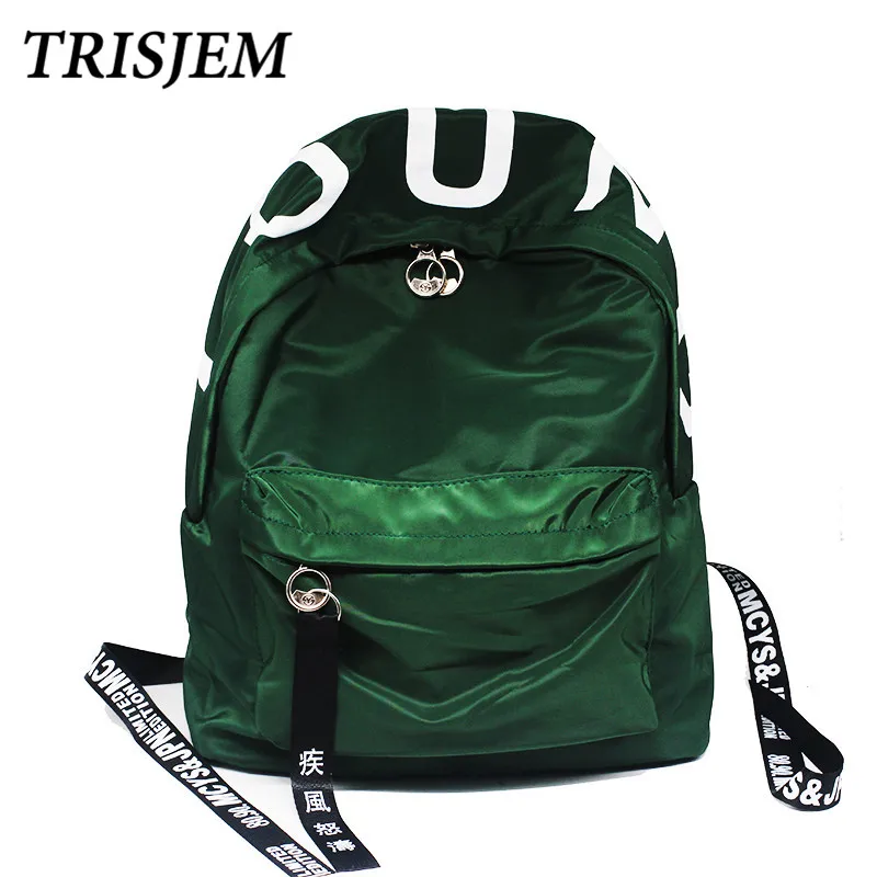 

TRISJEM ulzzang women backpack School Backpacks For Teenage Girls Mochila Escolar Feminina Sac A Dos batoh Rugzak Meisje Green